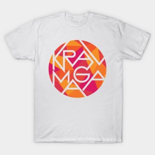 Krav Maga Sharp Colorful Letters T-Shirt